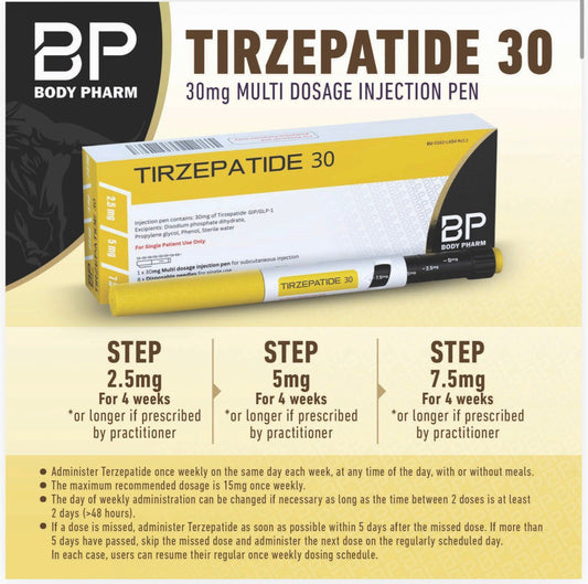 TIRZEPATIDE (MOUNJARO) 30MG PEN - BODY PHARM