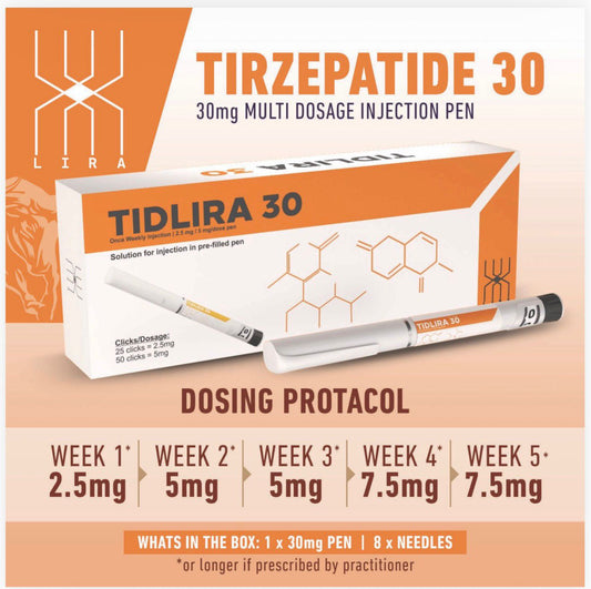TIDLIRA (TIRZEPATIDE) 30MG PEN - UPA